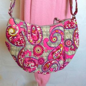 Vera Bradley Quilted Pink Paisley Tote Hanbag